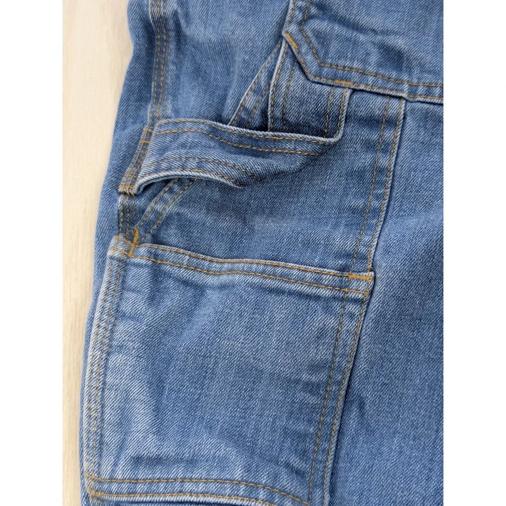 GRAVEL GEAR Shorts Men's Blue Denim 34 Cargo Carpenter pockets